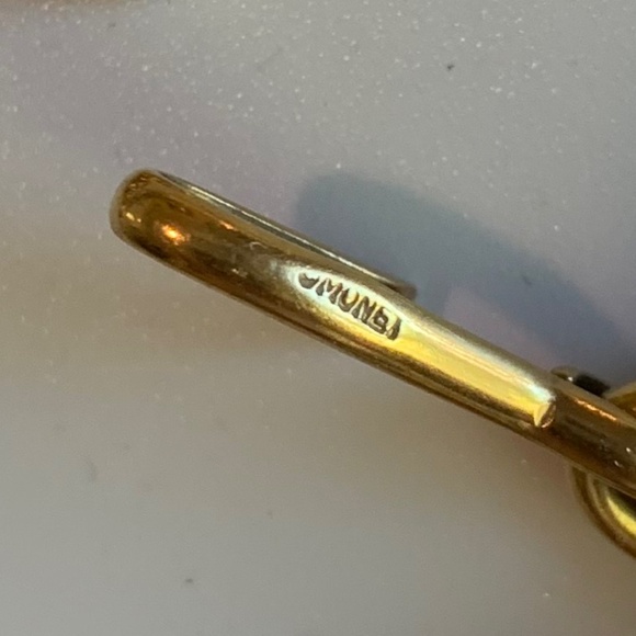 Vintage Monet Gold Tone Set (3) - Picture 4 of 8